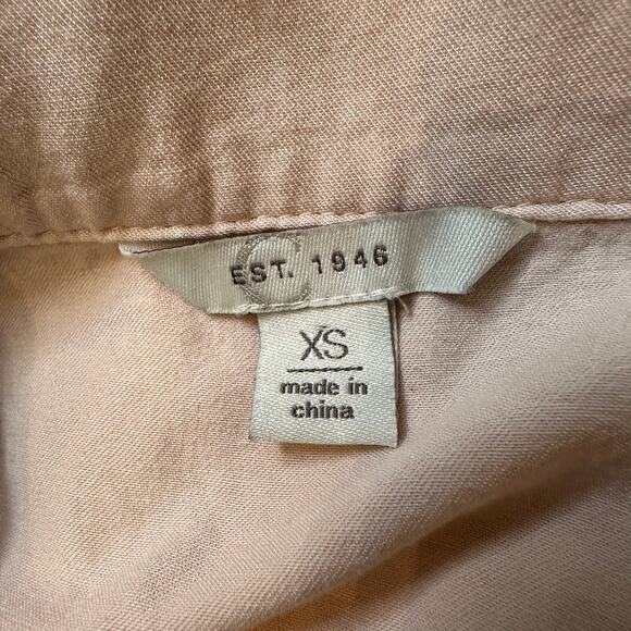 Cato Utility Style Jacket Button Down Soft Pink Girly Y2K Style Size XS - Picture 5 of 7